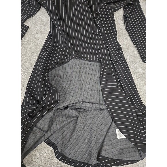 Lauren Ralph Lauren Long Sleeve Dress Pinstripe Black & White Women’s Size M NWT - Picture 14 of 15